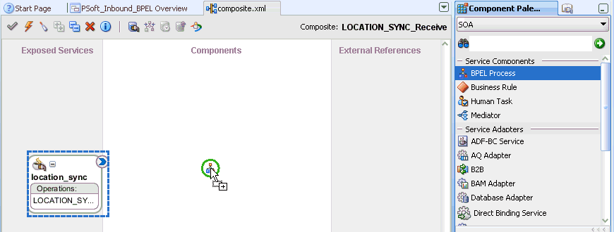 Components pane