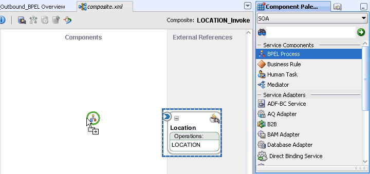 Components pane