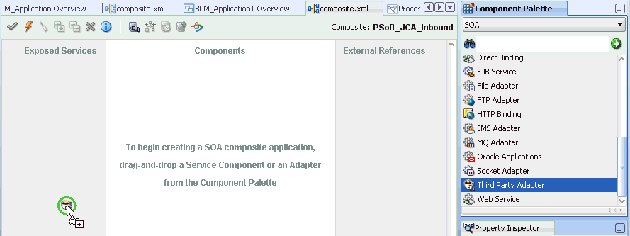 Exposed References pane