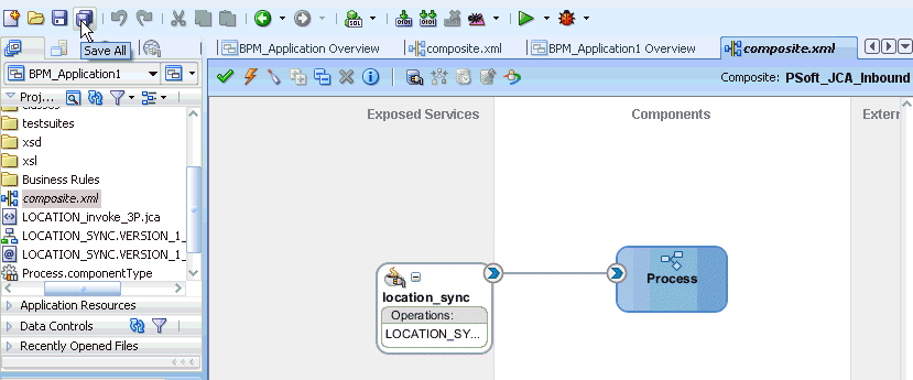 Process workspace area