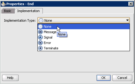 Implementation Type list