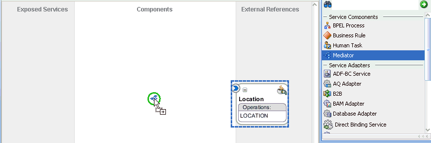 Components pane