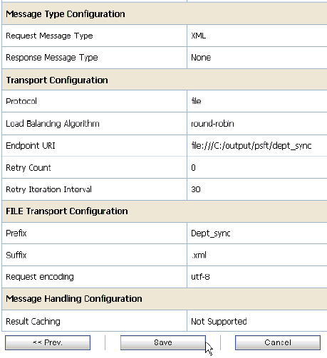 Summary page