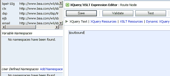 XQuery/XSLT Expression Editor