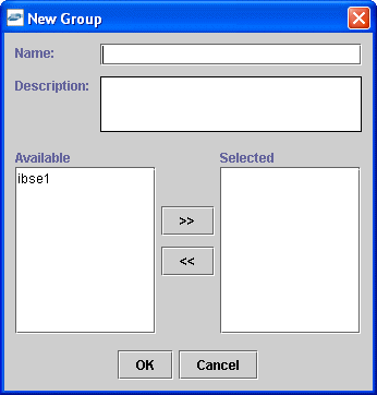 New Group dialog box.