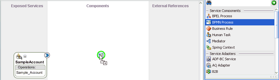 Components pane