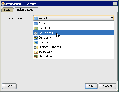 Implementation tab