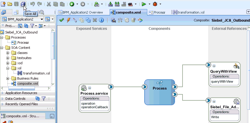 Process workspace area