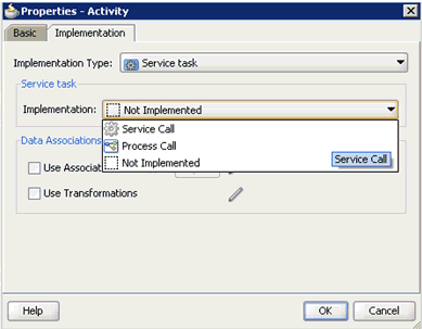 Implementation Type list