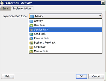 Implementation tab