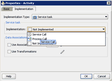 Implementation Type list