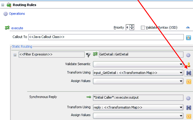 Routing Rules dialog box