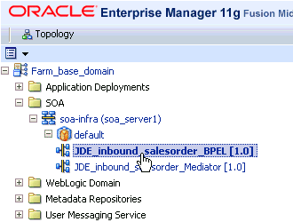 Oracle Enterprise Manager console