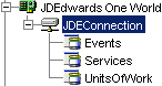 JDEConnection node connected.