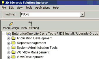 JD Edwards Solution Explorer