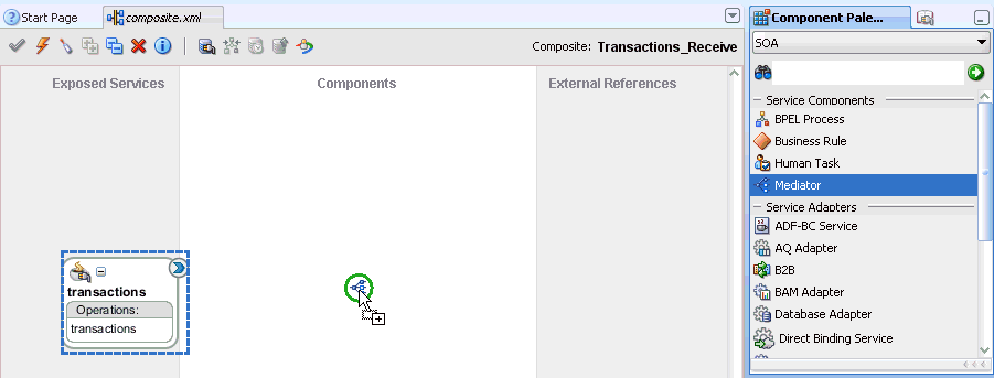 Components pane