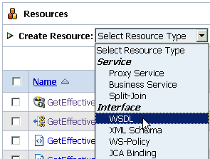 WSDL option