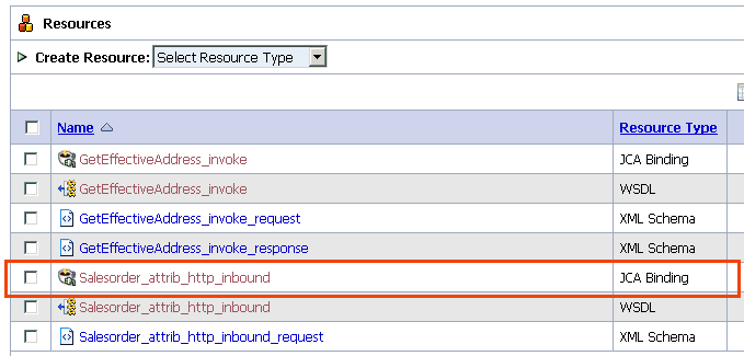 added inbound JCA binding