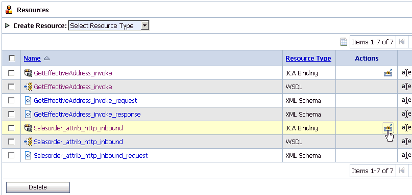 exported WSDL