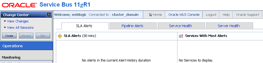 OSB Administration Console