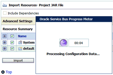 processing status indicator