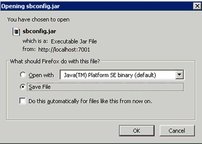 Opening dialog