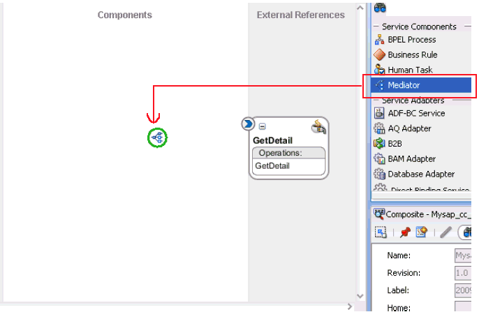 Components pane