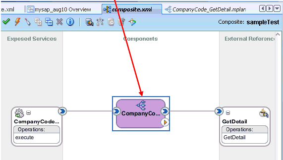 Components pane