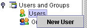 New user option