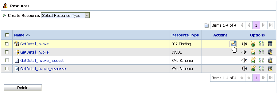 exported WSDL