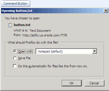 File download dialog