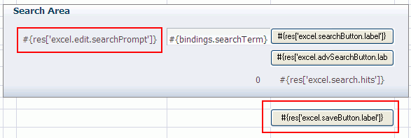 Design-time view of label properties