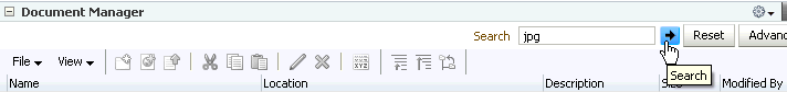 Document Library Search field