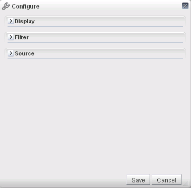 Activity Stream Configure dialog