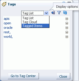 Tags task flow