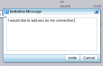 Monty's invitation to Monica