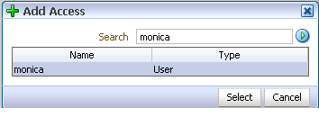 Adding Monica as a viewer