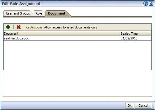 Edit Role Assignment dialog