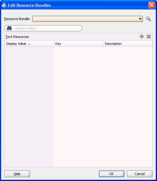 Edit Resource Bundle dialog