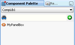 Declarative component in the Component Palette