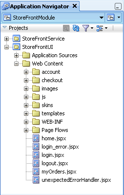 StoreFrontUI user interface project