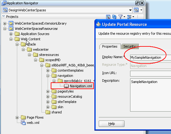 Checking Resource Display Names