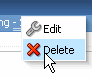 The Delete command