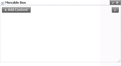 Movable Box layout component