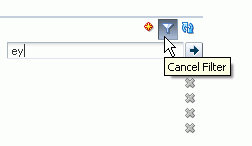 Cancel Filter icon