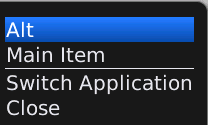BB Menu screenshot