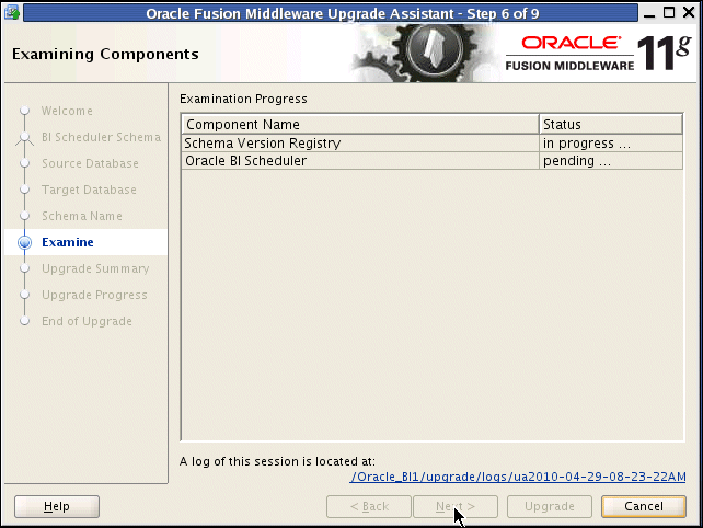 welcome screen