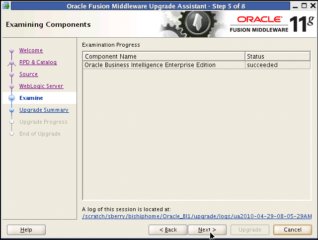 welcome screen