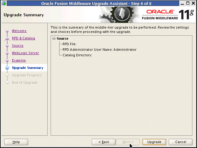 welcome screen