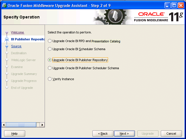 welcome screen